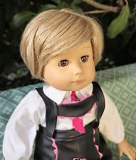 Götz Puppe 48 cm 1990-er Bayern Junge blond inTrachtenanzug Lederhose kurz Doll