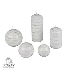 Formano Kerzen weiss-silber