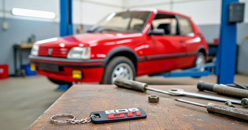 Peugeot 205 gti classic logo - 205,