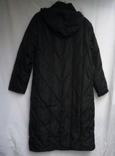 Steppmantel schwarz m. Kapuze
