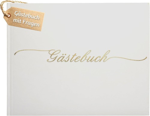 Gästebuch hochzeit mit fragen - mit,