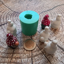 3D Silikonform Mould Wichtel