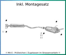 Auspuffanlage für Opel Vectra