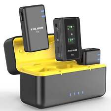 FULAIM X5 Drahtloses Lavalier-Mikrofonsystem für DSLR-Kameras / iPhone / Android