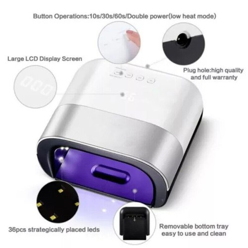 48w sun3 led nagellampe - 48w, uv-led-nagellampe