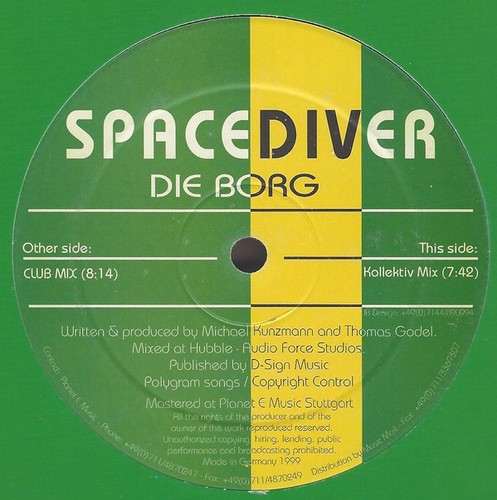 Spacediver die borg - -,
