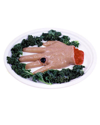 Halloween puddingform hand - halloween,