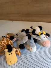 2 x Landlords Esel, Kuh, Giraffe Nici, ca. 20cm