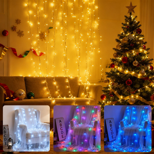 Led cluster lichterkette - led,