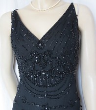 Laura Ashley Kleid 40 schwarz