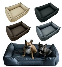 Hundebett Hundeliege Hundesofa  Kunstleder Hundekissen L XL XXL XXXL