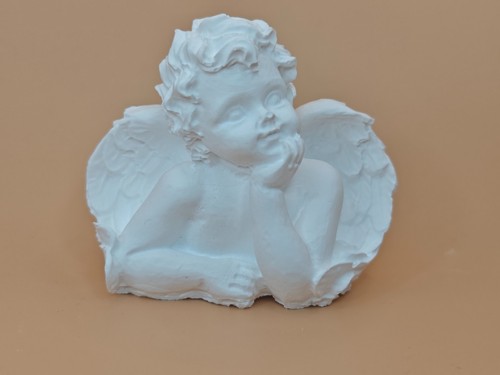Putten engel figur aus gips - engel,