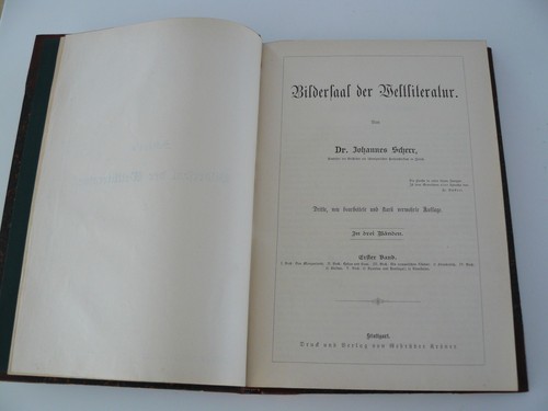 Bilderfaal der weltliteratur - bilderfaal,
