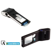 Leuchtturm LED Lupe "6 in 1" Taschenlupe 3fach/15fach 344177 6 Funktionen