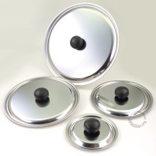 EDELSTAHLDECKEL GC EDELSTAHL rostfrei TOPFDECKEL PFANNENDECKEL DECKEL 