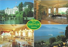 10836 - Postkarte mit Szenen aus dem Hotel Eden au Lac, Montreux, Schweiz