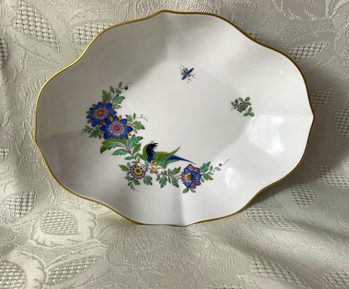 Meissen porzellan schale oval - schale,