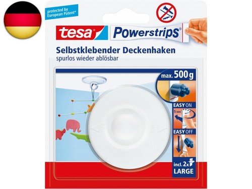 Tesa powerstrips deckenhaken - powerstrips,