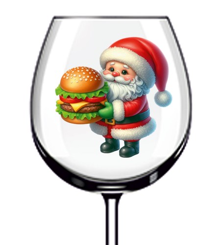 12x bunte weihnachten santa - bunte,
