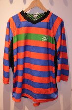 MTB MX Jersey TROY LEE DESIGNS TLD gestreift mehrfarbig Gr. L * Trikot m. Mängel
