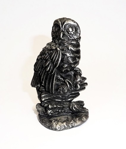 Antik bronze figur eule - antik,