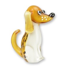GLASFIGUR Hund MURANO-STIL