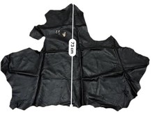 Lederhaut Schwarz Echtleder