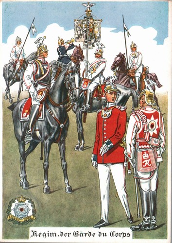 Regiment der garde - ak,