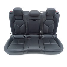 Sitzbank Rücksitzbank Leder Schwarz Porsche Macan 95B Turbo