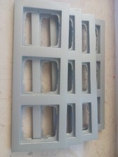 Gira x 4 Alu In Farbe Silber 3-fach Rahmen E2 System 55 