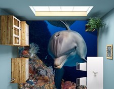 Grauer delfin h5037 - 3d,