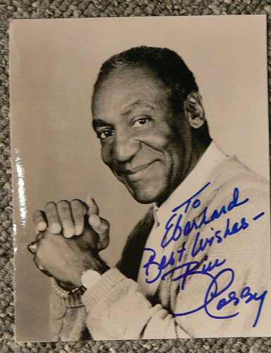 Autogramm bill cosby original - autogramm,