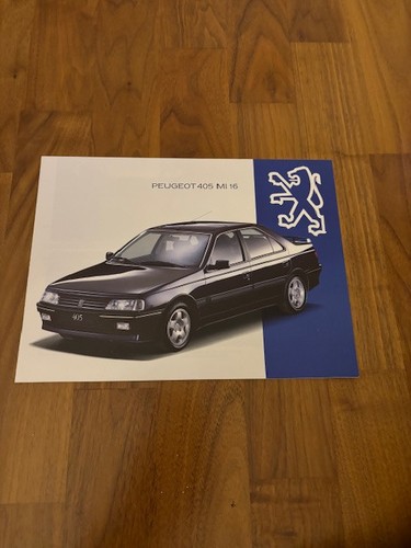 Peugeot 405 mi16 prospekt - peugeot,