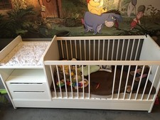 Babybett später Juniorbett inkl.Matratze