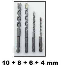 4 tlg 10 + 8 + 6 + 4 mm BOSCH