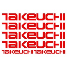 takeuchi aufkleber sticker