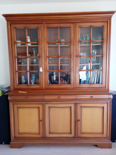 Vitrinenschrank kirschbaum - vitrinenschrank,