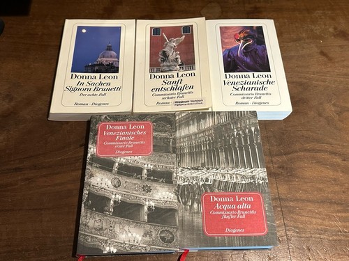 Konvolut donna leon bücher - leon,