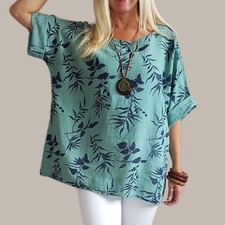 ITALY - Sommer Tunika Bluse
