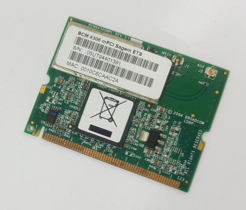 Broadcom wlan card bcm94306 - broadcom-wlan,