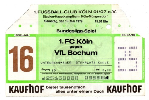 Ticket köln vfl - ticket,