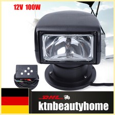 360° Wireless Fernscheinwerfer Suchscheinwerfer Boot Auto + Fernbedienung 100W