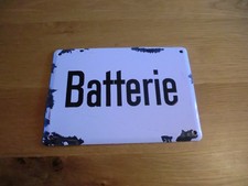 Original Altes Emailschild