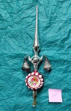 Alte glas christbaumspitze - glas,
