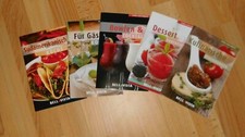 5  Kochbücher / Hefte + lecker und einfach  + super zu Küchen - geschenk dazu