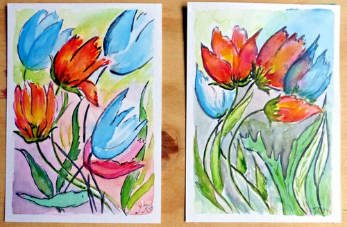 Aquarellbilder original - 2,