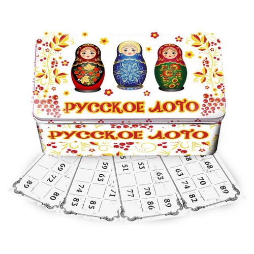 Russisches lotto loto bingo - russisches,