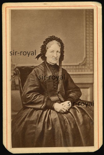 Alte dame 1870er foto - -, cdv