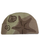 Duschvorlage Bad-Teppich halbrund bpc beige NEU Größe 80 x 50