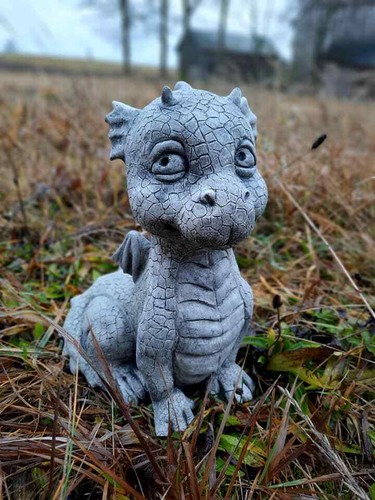 Gartenfigur gartendrache - gartendrache,